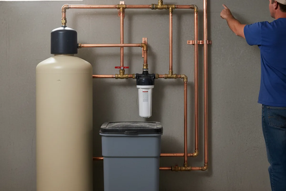 Whole-house water treatment system installed in Lipan